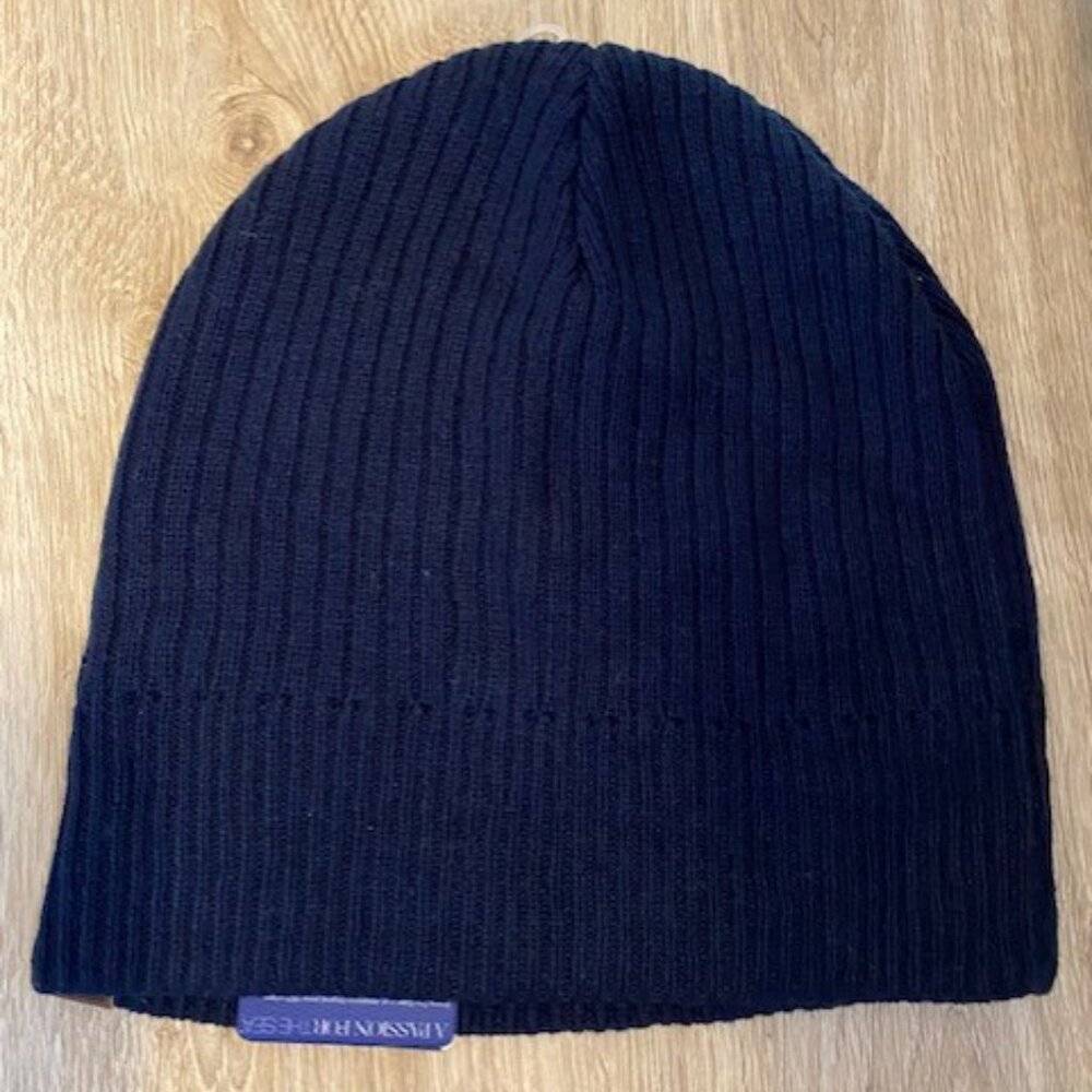 Sperry Top Sider Water Resistant Unisex Navy Blue Beanie/Hat OSFM - Picture 2 of 5